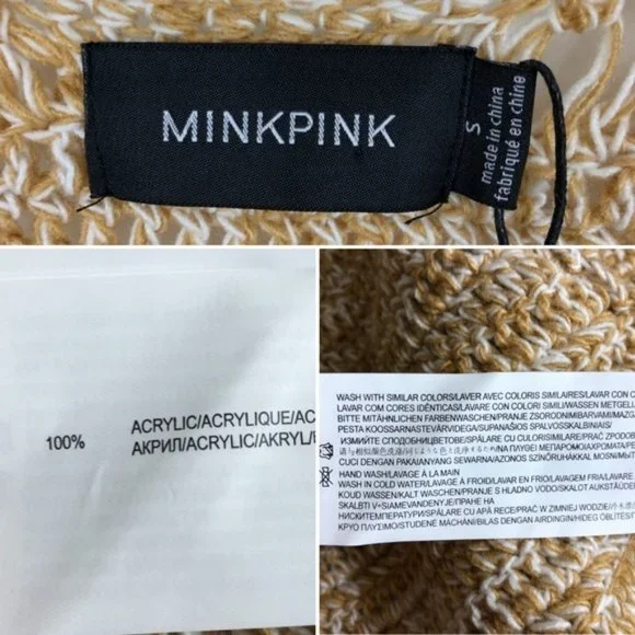 NEW MINKPINK Shaggy Oversized Fringe Cardigan - Picture 6 of 6